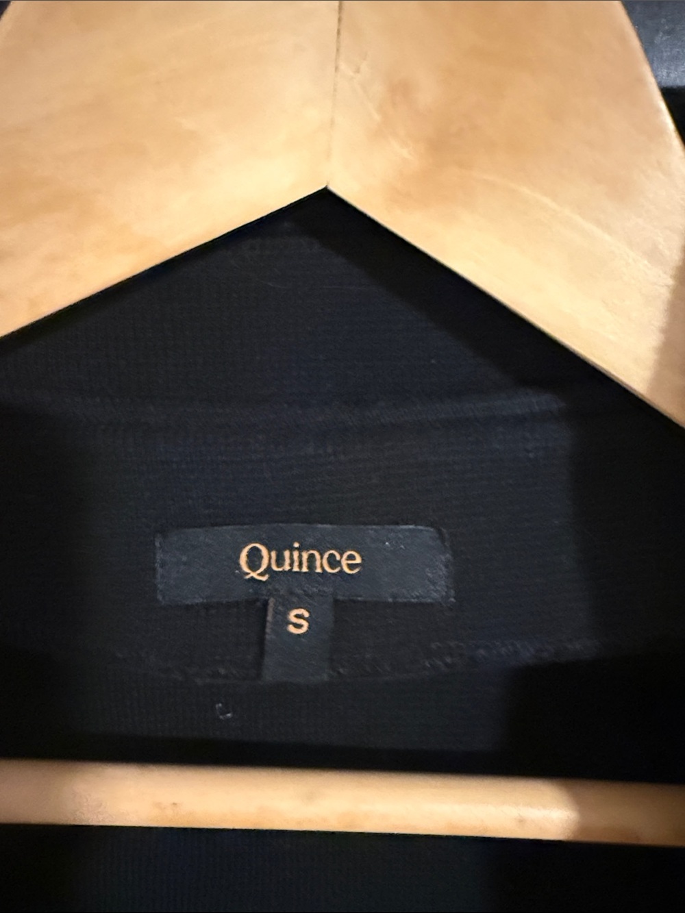 Quince Black Open-Front Blazer Coatigan - Picture 2 of 4